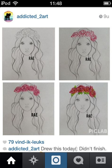 Drawing flower headband Flower Headband Drawing, Headband Drawing, Hat Drawing, Face Ideas, Draw Hair, How To Draw Hair, Flower Headband, Flower Drawing, Female Sketch