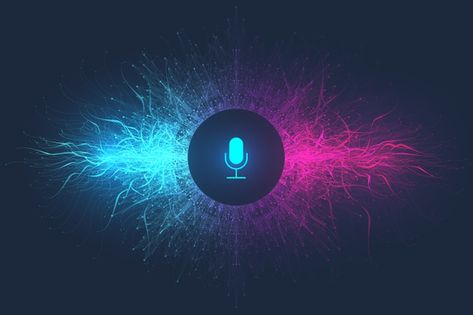 Voice assistant concept. sound wave. voi... | Premium Vector #Freepik #vector #technology Waves Cartoon, Audio Waves, Editing Images, Computer Science Programming, Microphone Icon, Music Waves, Waves Icon, Vector Technology, App Interface Design