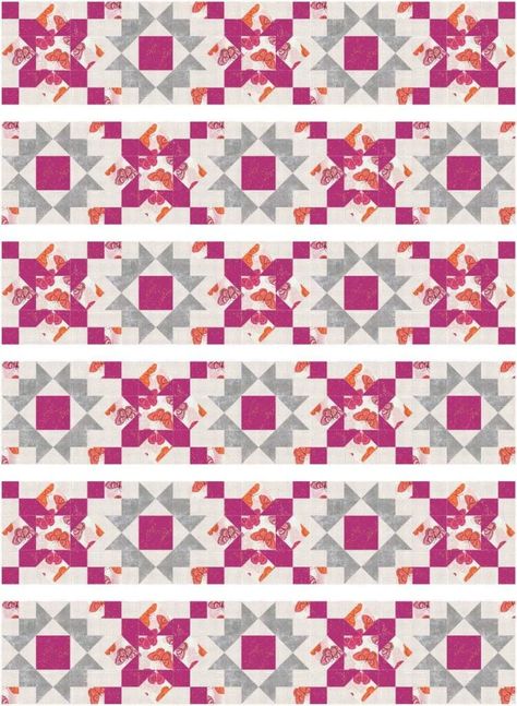 Big Splendor! Free Throw Quilt Pattern Splendor Quilt Pattern, Throw Quilt Pattern, Quilt Border, Free Throw, Flower Patch, Free Quilting, Fabric Strips, Coordinating Fabrics, Quilting Ideas