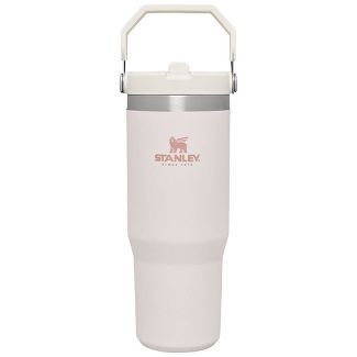 STAY HYDRATED FOR THE WHOLE DAY: This large tumbler with lid and straw can hold 20 oz. KEEPS COLD FOR A LONG TIME: Constructed with double-wall vacuum insulation and 18/8 stainless steel, your drinks will stay nice and chilled for 7 hours, or iced for 35 hours. Plus it can take a beating and is 100% free of BPA material MADE TO FIT YOUR LIFE: The ergonomic, rotating handle lets you quickly grab this cute tumbler with straw and go. LIFETIME WARRANTY: ‘BUILT FOR LIFE'. Since 1913. Stanley Water Bottle, Stanley Iceflow, Trendy Water Bottles, Straw Tumbler, Vacuum Insulated Water Bottle, Cute Water Bottles, Reusable Cup, Cute Cups, Birthday Wishlist