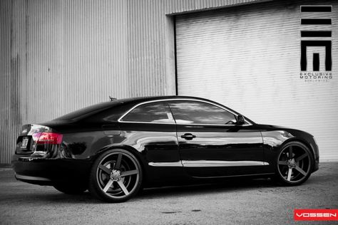 Audi A5 | S5 | RS5 - Vossen CV3R Audi Wheels, Audi A5 Coupe, A5 Coupe, Car Wheels Diy, Black Audi, Audi Rs5, Wheel Decor, Car Wheels Rims, Audi S5