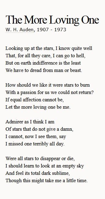 W H Auden Poems, Wh Auden, Looking Up At The Stars, W H Auden, Me Tattoo, Beautiful Poetry, Poems Beautiful, Literature Quotes, Poetry Words