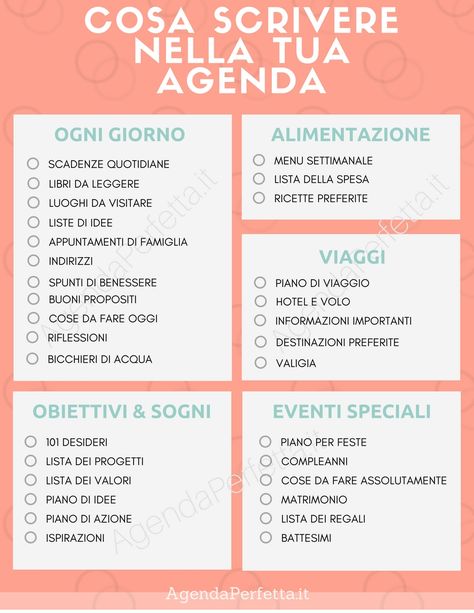 cosa scrivere nella tua agenda Autogenic Training, Home Binder, Agenda Organization, Bullet Planner, Agenda Planner, Bullet Journal School, Organization Planning, Bullet Journal Doodles, Planner Organization