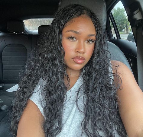 Ryan Destiny, Short Box Braids Hairstyles, Cute Box Braids Hairstyles, Protective Hairstyles Braids, Pretty Braided Hairstyles, Baddie Hairstyles, Box Braids Hairstyles, Braids For Black Hair, Black Girls Hairstyles