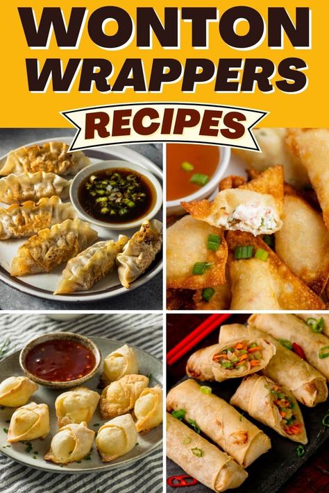 Wonton Wrapper Recipes Wonton Wrapper Recipes Low Calorie, Baked Sausage And Pepper Jack Wontons, Wonton Wrapper Dumplings, Baked Wonton Wrapper Recipes Appetizers, What To Do With Wonton Wrappers, Wonton Wrapper Taco Cups, Recipes With Wontons, Wonton Wrapper Recipe, Wanton Wrapper Recipes Easy