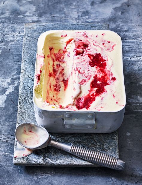 Our pretty-in-pink raspberry rose ripple ice cream recipe is great for a weekend foodie project. Follow our easy steps to achieve a deliciously smooth result without an ice cream machine. Or switch up your flavours with our tip on how to make caramel pecan ice cream instead. Raspberry Ripple Ice Cream, Rose Ice Cream, Sainsburys Recipes, Pecan Ice Cream, Raspberry Rose, Raspberry Ripple, How To Make Caramel, Dessert Photography, Yummy Ice Cream