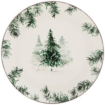 Kitchen & Dining - Christmas | Hobby Lobby Raffle Ideas, Holiday China, Hobby Lobby Christmas, Winter Greenery, Christmas Dinnerware, Homemade Christmas Decorations, Evergreen Forest, Snowy Forest, Branch Design