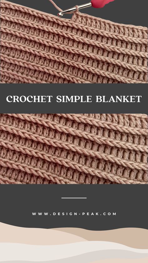 Crochet Simple Blanket for Beginners Crochet Blanket Diagram, Easy Baby Blanket Crochet, Bracelet Making Tutorial, Crocheted Baskets, Crochet Granny Stitch, Easy Baby Blanket, Easy Crochet Baby Blanket, Crochet Flowers Free Pattern, Crochet Edging Patterns