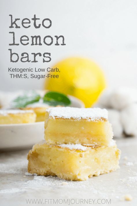 Keto Lemon Bars, Lemon Bar Recipe, Lemon Bar, Lemon Bars Recipe, Postre Keto, Keto Treats, Desserts Keto, Sugar Free Low Carb, Low Carb Sweets