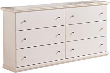 Signature Design by Ashley Bostwick Shoals Children's Traditional 6 Drawer Dresser, White