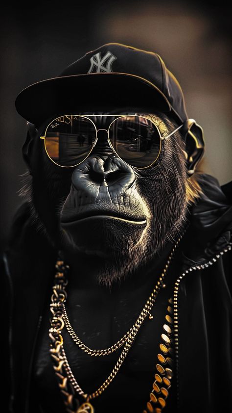 Monkey Cap, Tom Hardy Photos, Gorillas Art, Monkey Wallpaper, Android Wallpaper Art, Animal Illustration Art, Dont Touch My Phone Wallpaper, Avatar Cartoon, City Silhouette