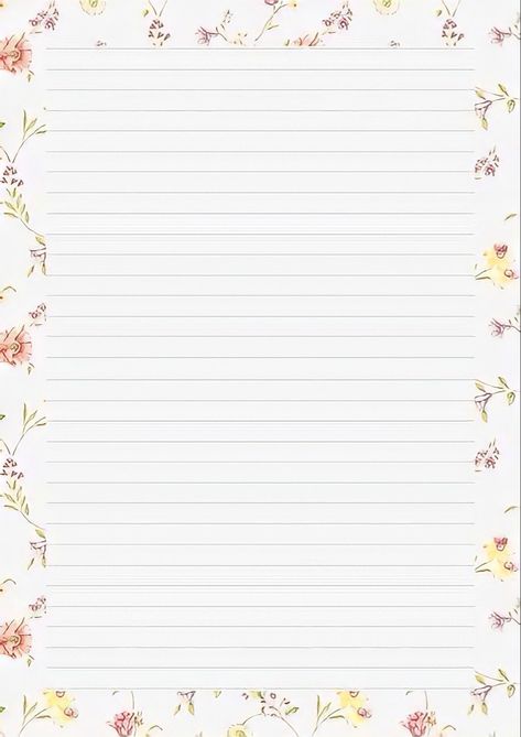 Free Writing Paper Printables, Writing Paper Template Aesthetic, Notebook Paper Template, Free Writing Paper, Notes Templates, Writing Paper Template, Stationary Printable, Pretty Writing, Printable Lined Paper