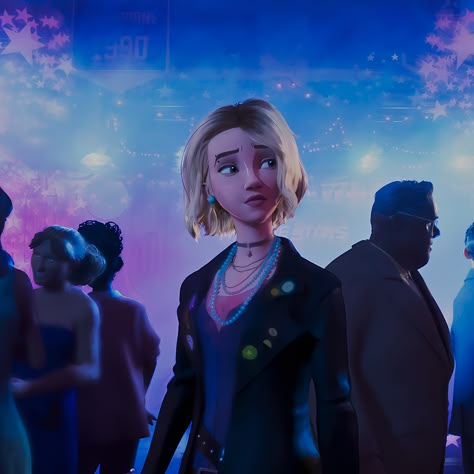 Voiced by Hailee Steinfeld, in “Spider-Man: Across the Spider-Verse” (2023). Marvel App, Spider Venom, Spider Man Across The Spider Verse, Across The Spider Verse, Spiderman Spider, Gwen Stacy, Spider Gwen, Uncle Rick, Spider Woman