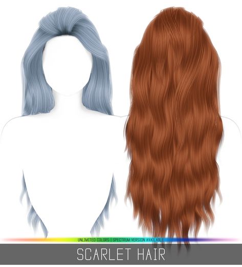 Scarlet Hair, Sims 4 Tsr, Die Sims 4, Mod Hair, The Sims 4 Pc, Pelo Sims, The Sims 4 Packs, Sims 4 Body Mods, Sims 4 Expansions