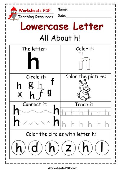 Letter H Worksheets PDF - Recognize, Trace, & Print 1 Uppercase Letters Worksheet, Letter H Craft, Letter H Activities, Letter H Crafts, Letter N Worksheet, Letter P Worksheets, Letter M Worksheets, Letter S Worksheets, Printing Practice