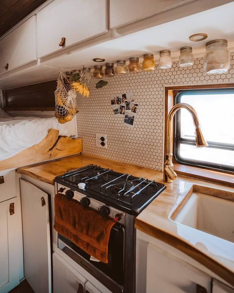 Day Van Conversion, Vanlife Kitchen, Van Conversion Kitchen, Ford Transit Van Conversion, Transit Van Conversion, Ford Transit Camper Conversion, Kitchen Vibes, Ford Transit Camper, Transit Van