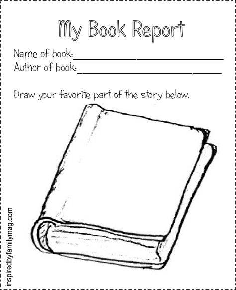 Printable Book Report Forms {Elementary} 1st Grade Book Report, Book Report Ideas Elementary, Kindergarten Book Report, Biography Book Report, Book Report Template, 1st Grade Books, First Grade Books, 2nd Grade Books, Elementary Books