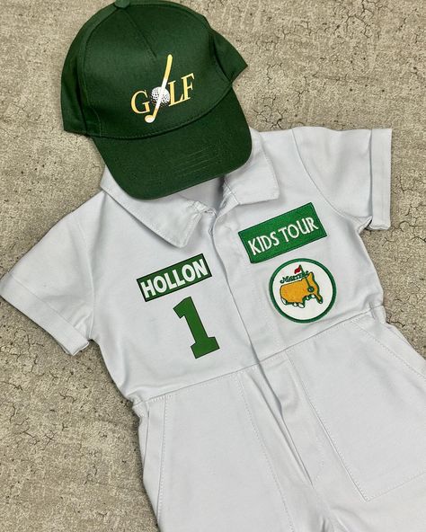 📣Click the link in bio to purchase, you can order from my etsy store with secure payment method Personalized Golf Long-Short Caddy outfit for kids*Toddler Golf White-Green Suit*Baby Golf 1st Birthday Uniform #golf #golfstagram #caddieuniform #caddyoutfit #toddlergolf #golfcostume #golfbirthday #golfbirthdayparty #golfbirthdaycake #masters #golfmasters #golfclub #golfclubs #golfclubsport #birthdaycostume #cakesmash #cakesmashphotography #2birthday #1stbirthday #1stbirthdayparty #1stbirthdayp... Golf Costumes, Golf First Birthday, Golf Caddy, Birthday Golf, Golf Birthday Party, Kids Golf, Jumpsuit For Kids, Personalized Golf, 1st Birthday Gifts