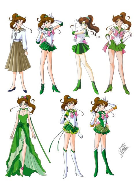 Sailor Moon Sailor Jupiter, Sailor Moon Character Design, Sailor Moon Pose Reference, Sailor Jupiter Fanart, Sailor Jupiter Aesthetic, Sailor Moon Poses, Sailor Moon Original, Sailor Moon Pose, Sailor Moon Jupiter