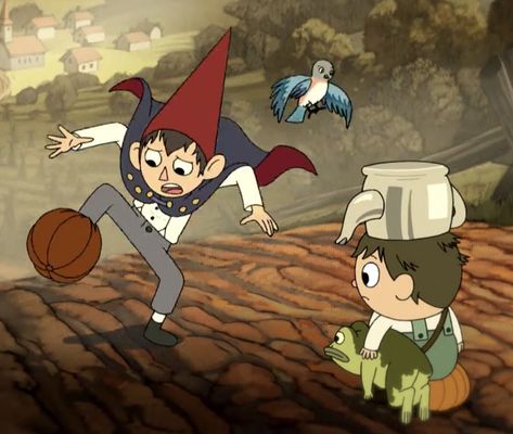 Over The Garden Wall Playlist Cover, Wirt And Greg Otgw, Otgw Pumpkin, Otgw Pfp, Over The Garden Wall Aesthetic, Wirt Otgw, Over The Garden Wall Greg, Best Cartoons Ever, Garden Balls