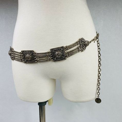 Funky Jewelry, Jewelry Lookbook, Oxidized Silver, Adjustable Belt, Dream Clothes, Looks Vintage, Fashion Killa, Belly Dance, Bling Bling