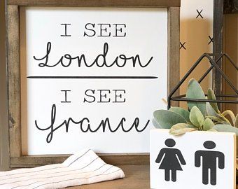 Trisha Ann's handmade home decor by TrishaAnnsCreations on Etsy Signs For Bathroom, Bathroom Signs Funny, Grocery Sign, Funny Bathroom Art, Vinyl Frames, Bathroom Farmhouse Style, Signs Funny, Farmhouse Style Sign, Girly Wall Art