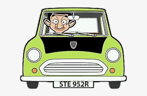 Mr Bean Car, Mr Bean Cake, Mr Bean Birthday, Bean Cartoon, Mr Bean Cartoon, Car Outline, Beans Image, Car Front View, Car Animation