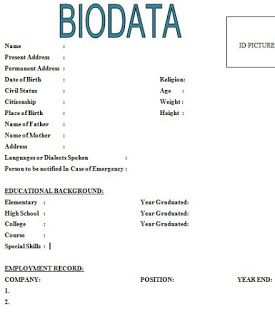 Biodata For Job Application, Biodata Template, Resume Format Free Download, Job Application Sample, Biodata Format Download, Marriage Biodata Format, Job Resume Format, Resume Format Download, Bio Data For Marriage