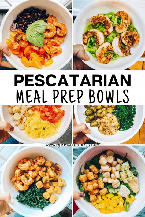 pescatarian recipes that are healthy and easy to make. Delicious low carb and vegetarian pescatarian meal prep bowls for weight loss and for clean eating. Easy for beginners to make for lunch or dinner Pescatarian Meal Prep, Pescatarian Meal Plan, Pescatarian Recipes Healthy, Pescatarian Lifestyle, Pescetarian Diet, Pescatarian Meals, Pescatarian Diet, Pescetarian Recipes, Prep Bowls