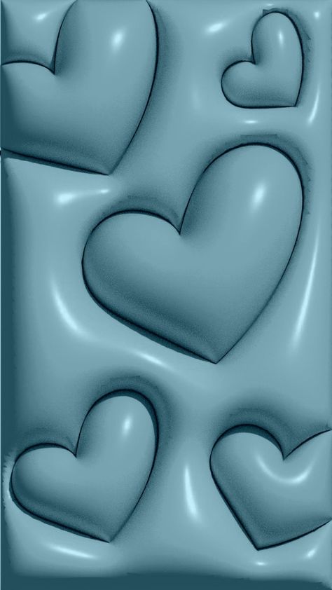 Phone Wallpaper Heart, I Phone Wallpaper, Vocal Cords, 3d Wallpaper Cute, Wallpaper Heart, Baby Blue Wallpaper, Heart Wallpapers, Heart 3d, Jelly Wallpaper