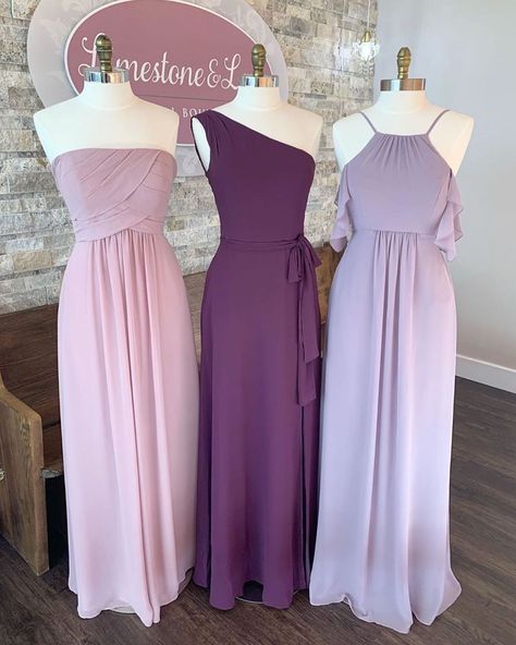 Madeline Gardner on Instagram: “A gorgeous palette of purples 💜🌸✨ Which is your #favorite? #morilee @morileeofficial #purple #bridesmaids #glam #partydress #bridalparty…” Morilee Bridesmaid Dresses, Mismatched Bridesmaid Dresses Purple Lavender, Morilee Camden Dress, Morilee Madeline Gardner Wedding Dresses, Madeline Gardner, Morilee By Madeline Gardner, Mori Lee, Bridal Party, Party Dress