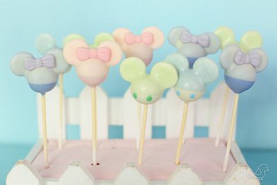 sweets_12 - Disney Favors, Disney Cake Pops, Disneyland Treats, Disneyland Party, Disney Sweet 16, Disneyland Birthday, Disney Classroom, Birthday Cake Pops, Minnie Cake