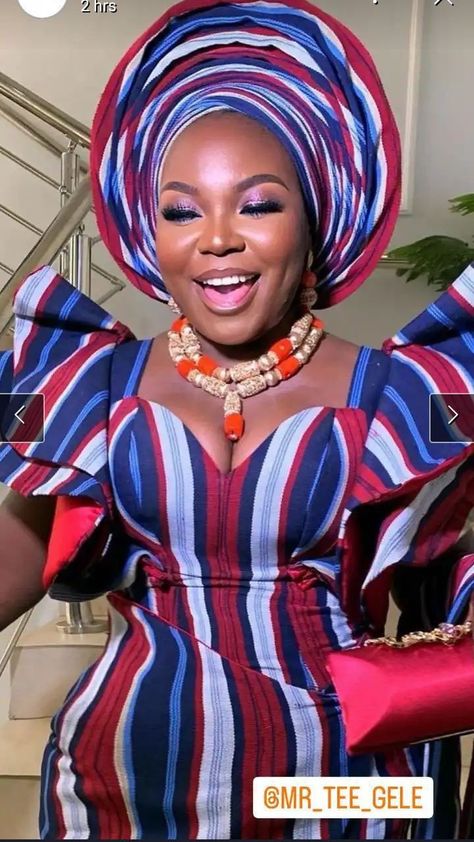 Aso Oke Styles, African Bridal Dress, Native Culture, African Lace Styles, Nigerian Fashion, Traditional Weddings, Traditional Wedding Attire, 2piece Outfits, Combination Fashion