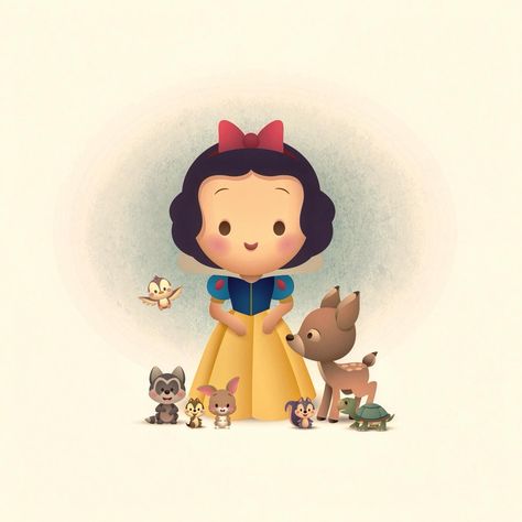 Jerrod Maruyama (@jmaruyama) • Instagram photos and videos Tsum Tsum Princess, Force Sensitive, Jerrod Maruyama, Snow White Disney, Disney Images, Disney Marvel, Freelance Illustrator, Cute Kawaii, Disney Art