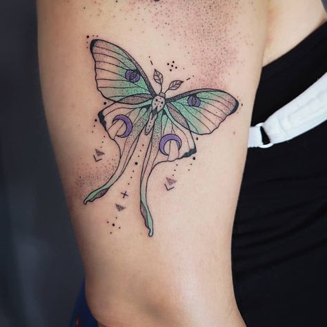 Tennessee Tattoo, Lunar Moth Tattoo, Daniel Tattoo, Luna Moth Tattoo, Moth Tattoos, Moth Tattoo Design, Lunar Moth, Bug Tattoo, Inspiration Tattoo