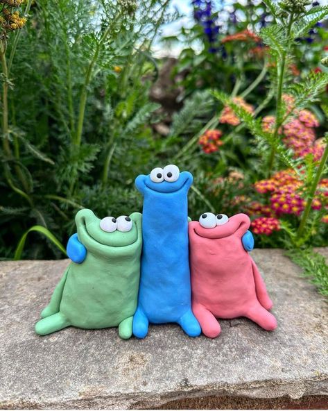 Clay Date Inspo Pics, Plasticine Art, Clay Monsters, Tanah Liat, Clay Diy Projects, Cute Clay, Clay Art Projects, About Family, Diy Clay Crafts