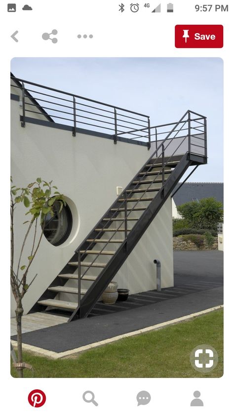 Outdoor Stair Design, Outside Stairs Design, Stair Design Ideas, درابزين السلم, Outside Stairs, درج السلم, Staircase Outdoor, Detail Arsitektur, Stair Design