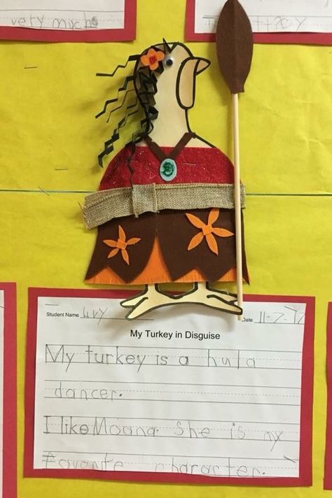 Thanksgiving Craftivity, Disguise Art, Turkey Trouble, Turkey In Disguise, Inference Activities, Paper Turkey, Turkey Disguise Project, Turkey Project, Pistachio Shells