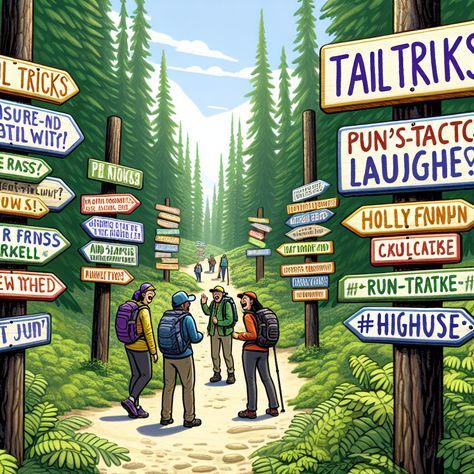 "Hit the trail with humor and puns! Check out 'Trail Tricks' for 200+ hiking puns to keep you entertained on your next adventure. #HikingPuns #TrailTricks #PunnyHiker" Hiking Puns, Hiking Humor, Love Puns, Puns Jokes, Always Cold, Stream Of Consciousness, The Hunger, Website Link, The Trail