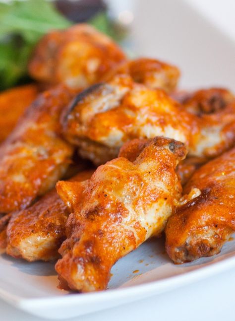 buffalo wings, chicken wings, chicken recipe, party recipe, party food, baked chicken wings Easy Buffalo Wings, Easy Buffalo Wings Recipe, Homemade Buffalo Wings, Spicy Wings Recipe, Homemade Buffalo Chicken, Buffalo Wings Recipe, Buffalo Chicken Wings Recipe, Easy Chicken Wing Recipes, Panini Recipes Chicken