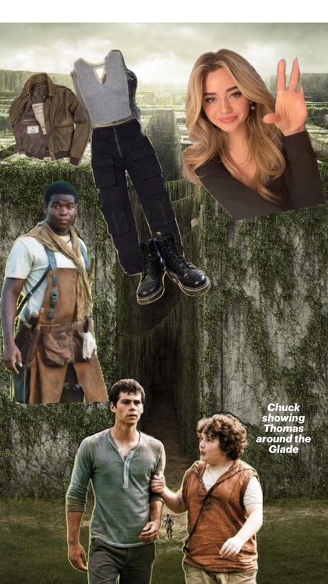 Y/N and Frying-Pan both wave at Thomas and Chuck. It’s the greenies first time seeing the Glade. Chuck is showing him around, after Y/N waves she goes back to talk with Frying-Pan Thomas And Chuck, The Glade, Maze Runner Movie, Dylan O, Dylan O'brien, Maze Runner, Fun Games, Games To Play, First Time