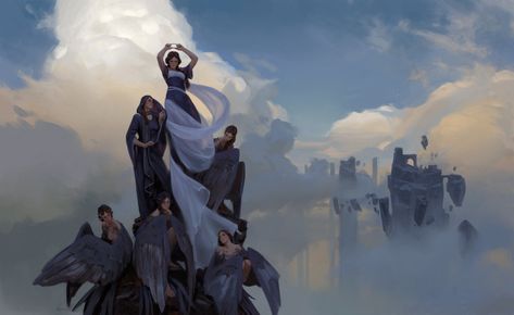 ArtStation - Ascent, Axel Sauerwald Axel Sauerwald, Have Inspiration, Concept Artist, Arte Inspo, Wow Art, Arte Fantasy, Hayao Miyazaki, Inspirational Art, Art And Illustration