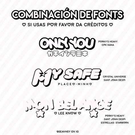 Fonts Dafont, Dafont Fonts, Fonts Ideas, Font Pack, Keyword Elements Canva, Desain Buklet, Font Combo, Font Combos, Pretty Fonts