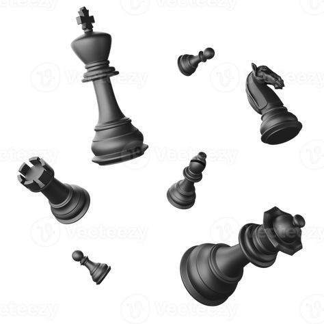 Chess Png, Chess Icon, Flat Design Icon, Background 3d, Design Icon, Game Concept, Chess Pieces, 3d Render, Flat Design