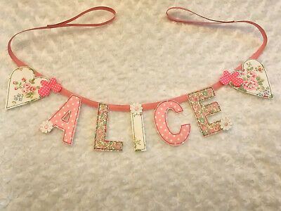 Sew Banner, Easter Pom Poms, Sewing Letters, Homemade Banners, Personalised Bunting, Fabric Garland, Cath Kidston, Craft Club, Fabric Yarn