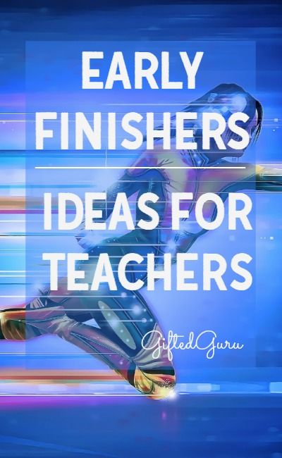 Great ideas for early finishers from Gifted Guru Ideas For Teachers, Early Finishers Activities, Fast Finishers, Enrichment Activities, Good Day Song, Education Organization, Education Motivation, Education Quotes For Teachers, Gifted Education