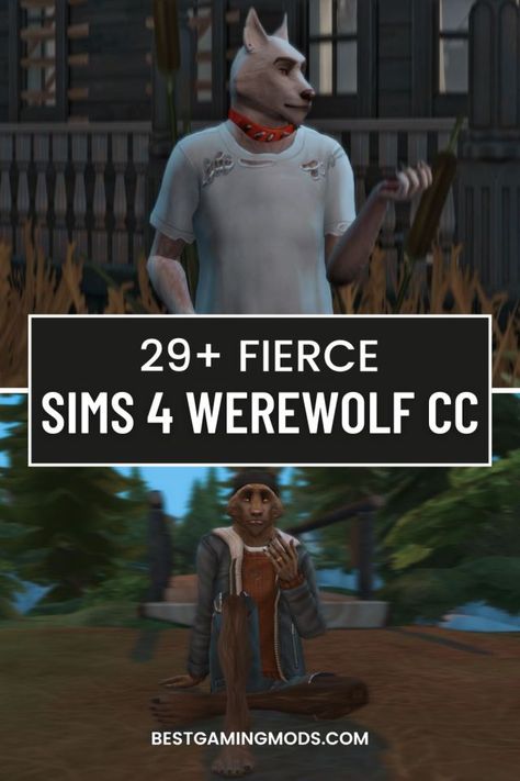 29+ Epic Sims 4 Werewolf CC for Your Next Full Moon Werewolf Beast, Sims 4 Werewolf Cc, Sims 4 Werewolves, Sims 4 Werewolf, Werewolf Games, Sims 4 Nails, Next Full Moon, Wolf Ears, Ghost Hunters