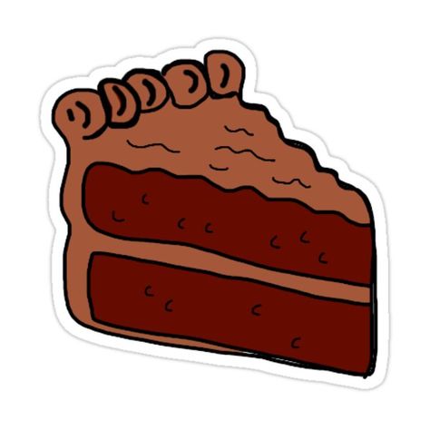 Pasta Sticker, Chocolate Sticker, Hight Light, Cake Sticker, Chocolate Cake Designs, Cake Vector, Fudge Cake, Piece Of Cakes, Cute Doodles