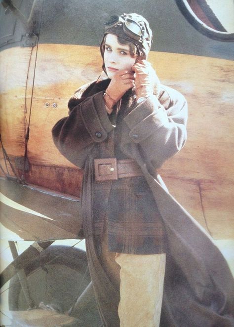 Pilot Uniform, Victoria Magazine, Female Pilot, Amelia Earhart, Come Fly With Me, Vintage Aviation, Nose Art, Fly Girl, 인물 사진