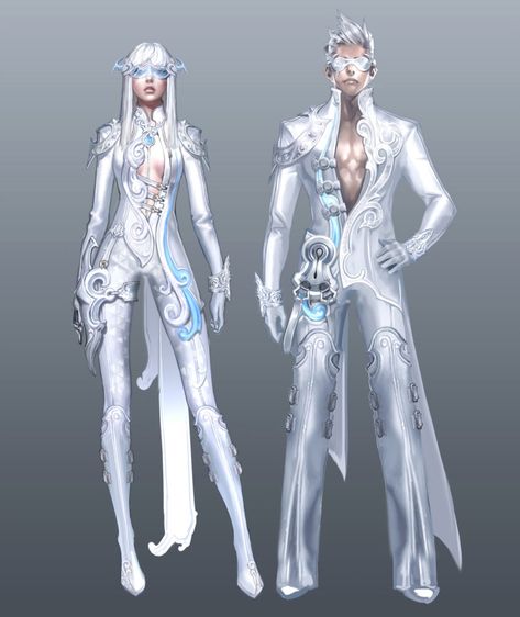 Gunner 4.5 Abyss Armor Concept Art from Aion #art #illustration #artwork #gaming #videogames #gamer Karakter Disney, Armor Concept, 판타지 아트, Fantasy Clothing, Fantasy Fashion, Character Outfits, White Outfits, Manga Drawing, Anime Outfits